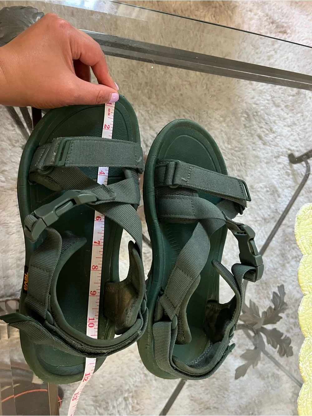 Teva Green Outdoor Sport Sandals Hurricane Verge Size M10